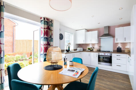 Open plan kitchen in the Maidstone 3 bedroom home