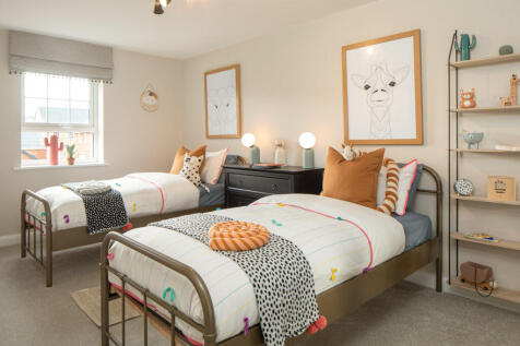 Twin bedroom of the Bayswater 4 bedroom home