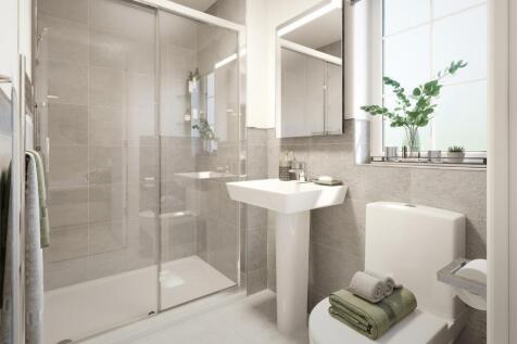 Internal view of the en suite in the four bedroom Ashington