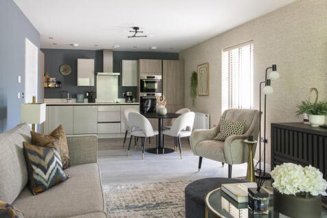 The Mill York House internal image of open plan living dining kitchen area