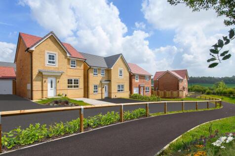 Salter&#39;s Brook street view of new build homes