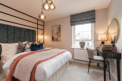 Interior view of the main bedroom in our 3 bed Moresby home