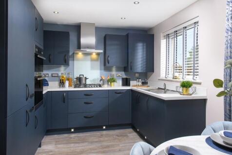 The stylish kitchen