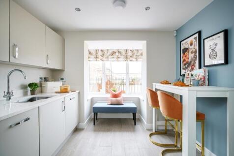 Kitchen at the front of the home