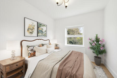 Virtually staged - Bedroom