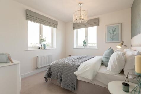 A second bedroom with plenty of space for storage
