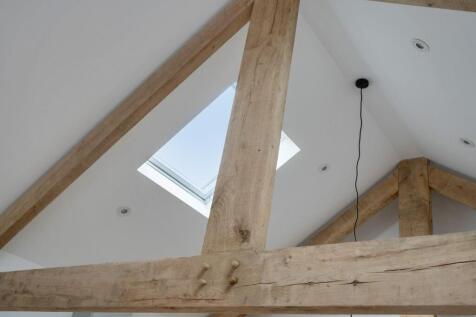 Vaulted ceilings with velux window