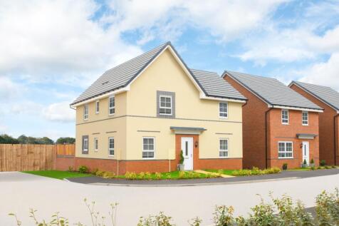 Exterior view of our 4 bed rendered Alderney home