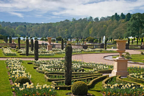 The Italian gardens at Trentham in Staffordshire, England were restored to their former glory in 200