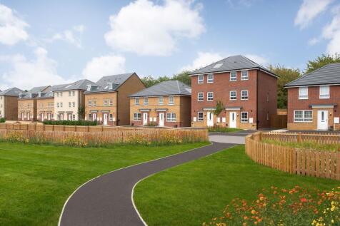 External street scene at Waterside, Trentham