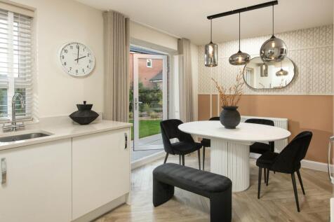 Internal image of the dining area in the Ellerton 3 bedroom home