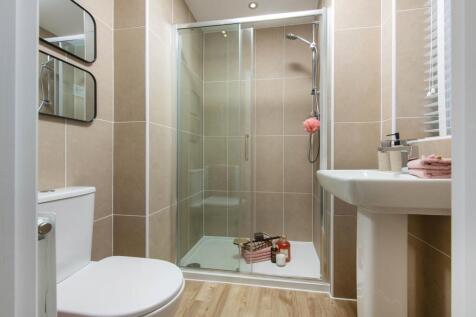 Internal image of the en suite in the Ellerton 3 bedroom home