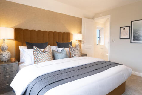 Interior image of the main bedroom