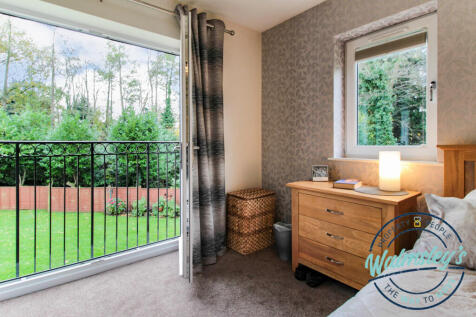 French doors overlooking garden