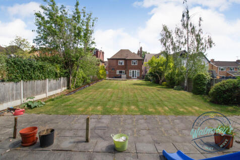 Rear patio, lawns &amp; house