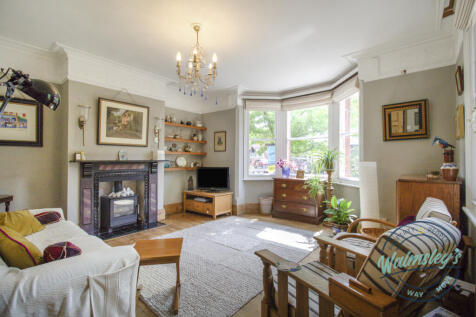 Front sitting room with log burner