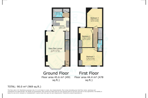 Full Floor plan with all measurements