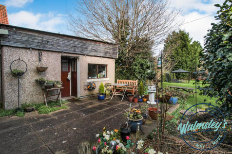 Rear patio &amp; generous gardens
