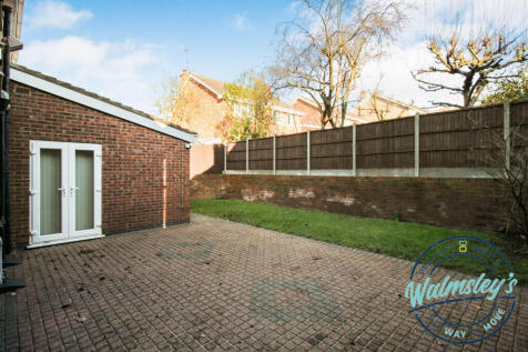Private rear gardens