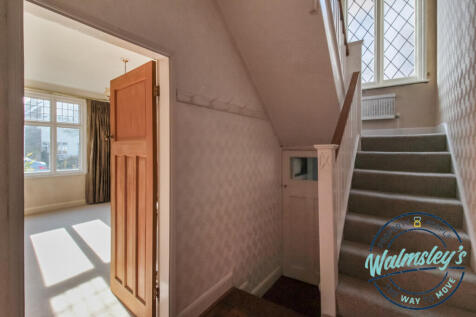Hallway &amp; staircase (cloakroom under stairs)
