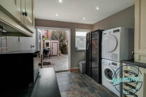 Kitchen with French doors to the garden