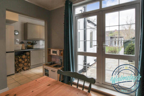 French doors to garden
