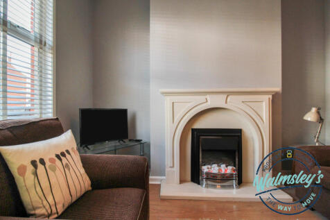 Fireplace in front sitting room