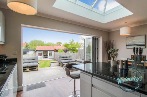 Bifolding doors open