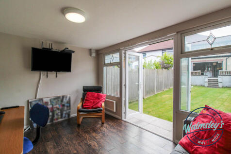 Interior of garden cabin