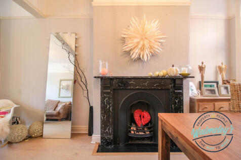 Dining room fireplace