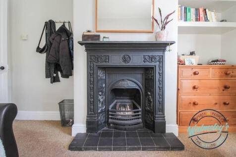 Original fireplace