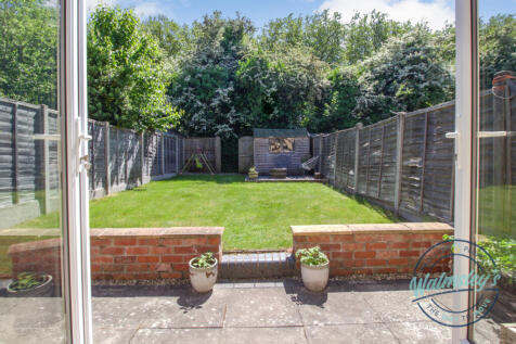 French doors to garden