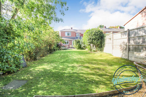 Rear gardens &amp; elevation
