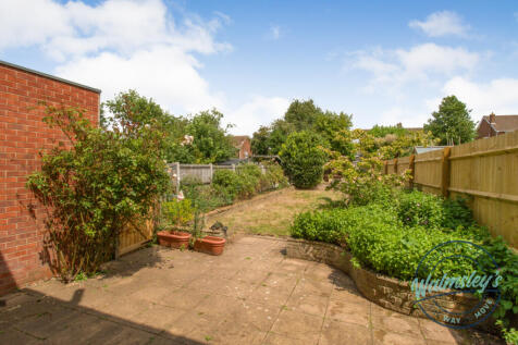 Rear gardens from kitchen