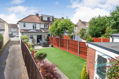 Rear gardens &amp; elevation