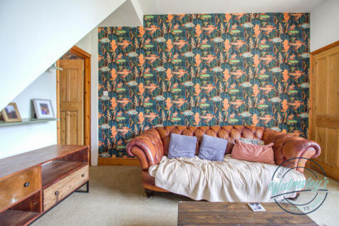Feature wall in sitting room