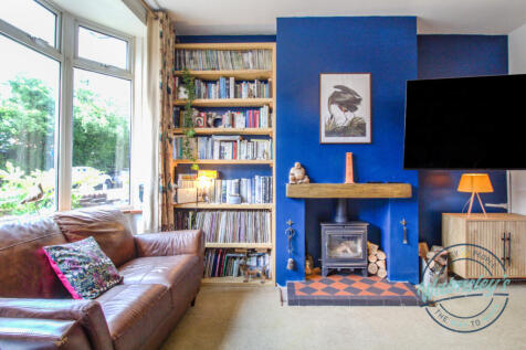 Sitting room with log burner