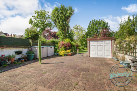 Rear patio, gardens &amp; garage