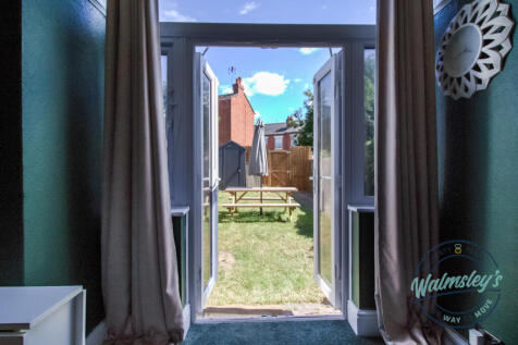 French doors to garden
