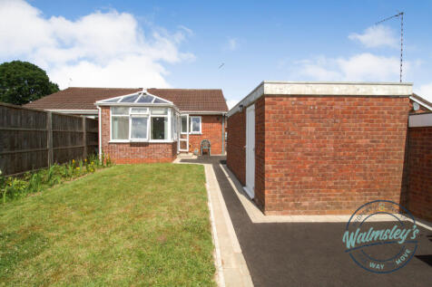 Rear elevation with sitting areas and single garag