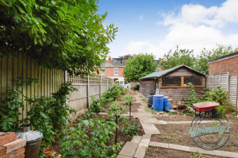 Allotment area to rear of garden