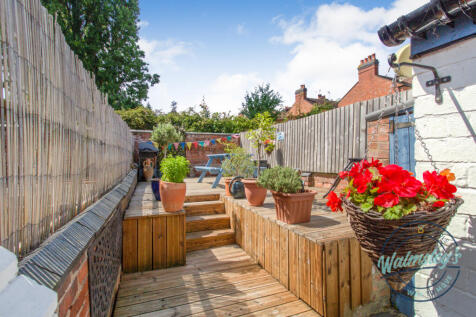 Rear gardens &amp; decked terrace