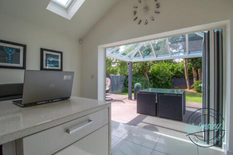 Bi folds from kitchen