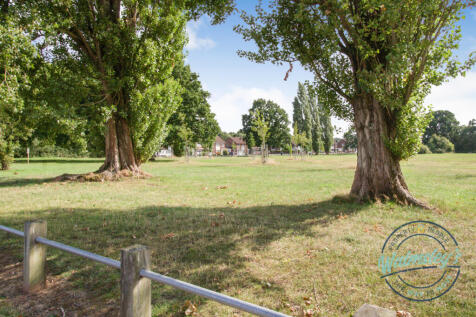 View across parkland