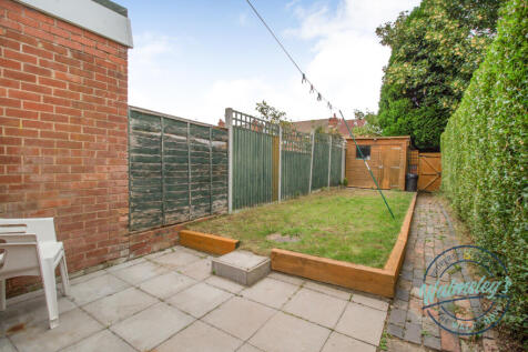 Private rear gardens