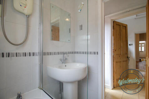 Bathroom towards kitchen