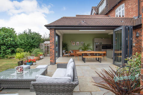 Landscaped patio areas