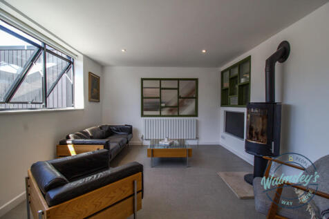 Sitting room with log burner