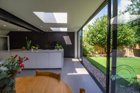 Superb floor to ceiling sliding doors