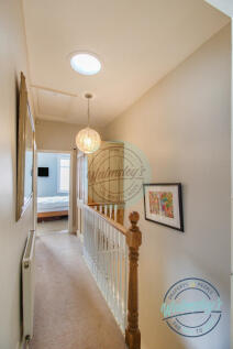 Landing with light tunnel, storage &amp; drop down lad